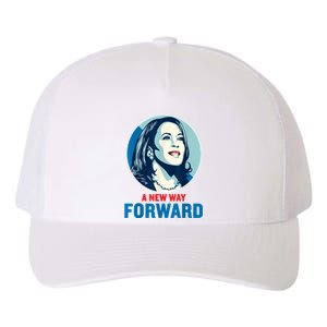 A New Way Forward 2024 Kamala Walz Yupoong Adult 5-Panel Trucker Hat