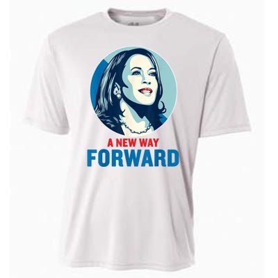 A New Way Forward 2024 Kamala Walz Cooling Performance Crew T-Shirt