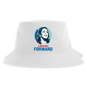 A New Way Forward 2024 Kamala Walz Sustainable Bucket Hat