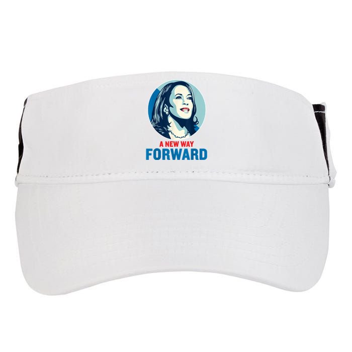 A New Way Forward 2024 Kamala Walz Adult Drive Performance Visor