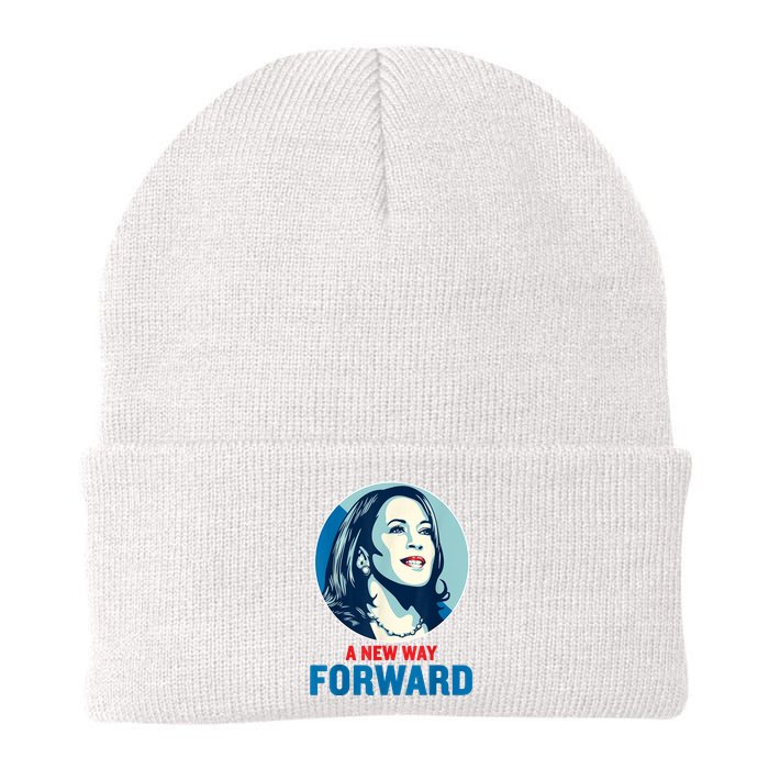 A New Way Forward 2024 Kamala Walz Knit Cap Winter Beanie