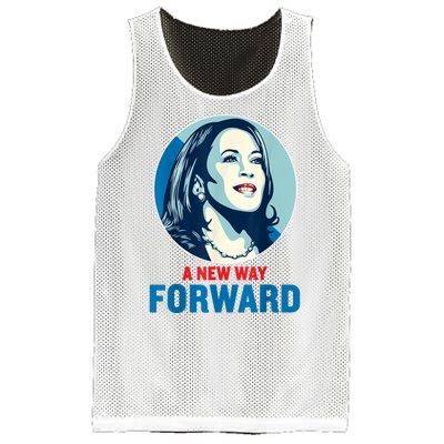 A New Way Forward 2024 Kamala Walz Mesh Reversible Basketball Jersey Tank