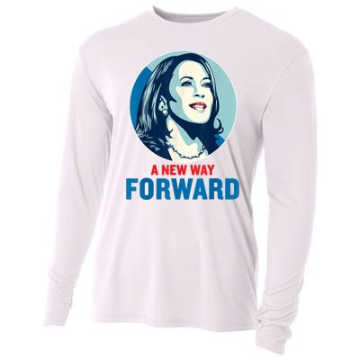 A New Way Forward 2024 Kamala Walz Cooling Performance Long Sleeve Crew