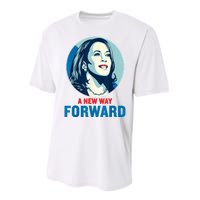 A New Way Forward 2024 Kamala Walz Performance Sprint T-Shirt