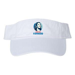 A New Way Forward 2024 Kamala Walz Valucap Bio-Washed Visor