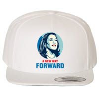 A New Way Forward 2024 Kamala Walz Wool Snapback Cap