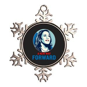 A New Way Forward 2024 Metallic Star Ornament