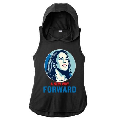 A New Way Forward 2024 Ladies PosiCharge Tri-Blend Wicking Draft Hoodie Tank