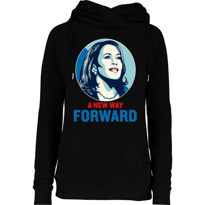 A New Way Forward 2024 Womens Funnel Neck Pullover Hood