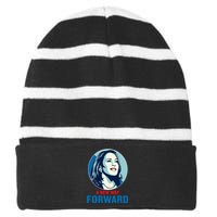 A New Way Forward 2024 Striped Beanie with Solid Band