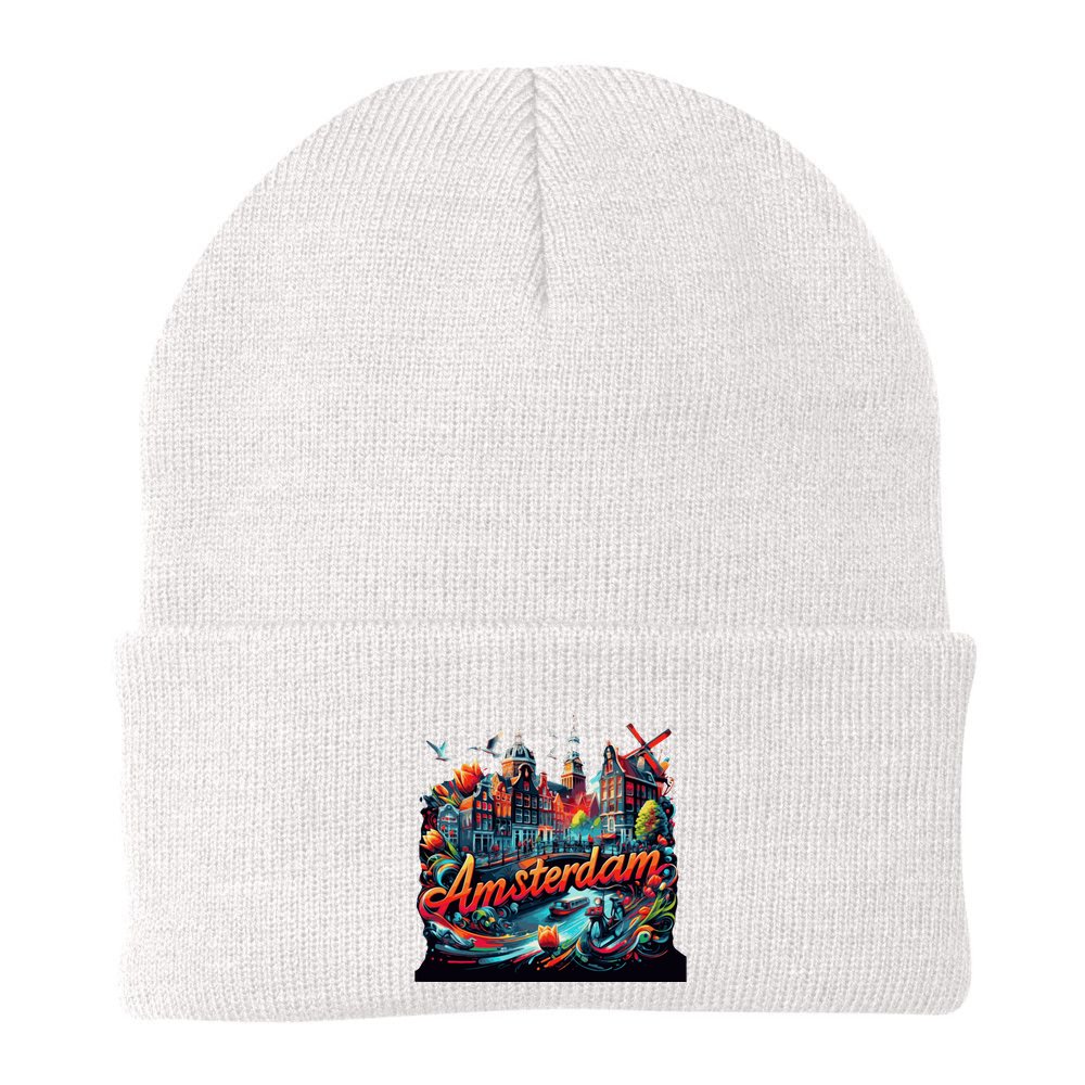Amsterdam Netherlands Windmills Holland Beanie