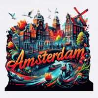 Amsterdam Netherlands Windmills Holland Beanie