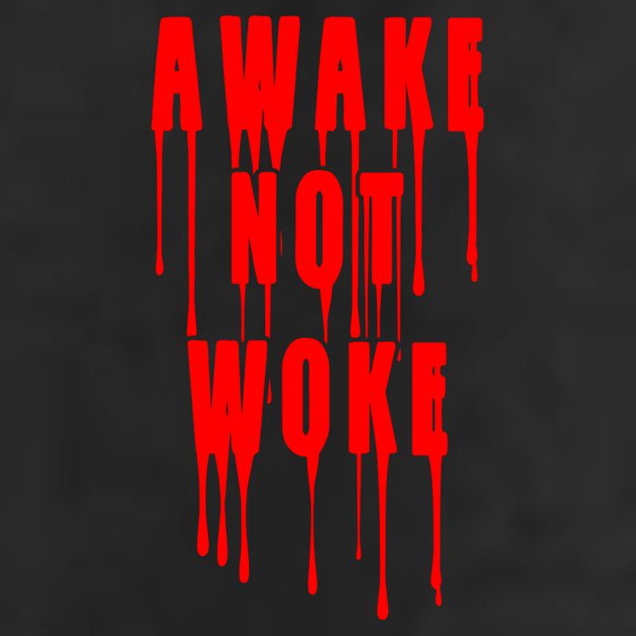 Awake Not Woke Patriotic American Pride Bloody 11oz C Handle Ceramic Mug