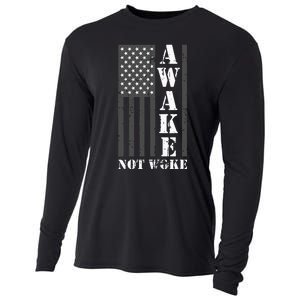 Awake Not Woke Cooling Performance Long Sleeve Crew