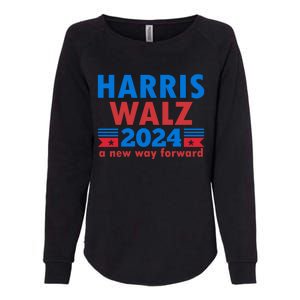 A New Way Forward Harris Walz 2024 Kamala Harris Tim Walz Gift Womens California Wash Sweatshirt