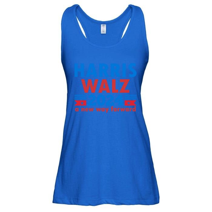 A New Way Forward Harris Walz 2024 Kamala Harris Tim Walz Gift Ladies Essential Flowy Tank