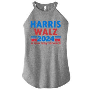 A New Way Forward Harris Walz 2024 Kamala Harris Tim Walz Gift Women's Perfect Tri Rocker Tank