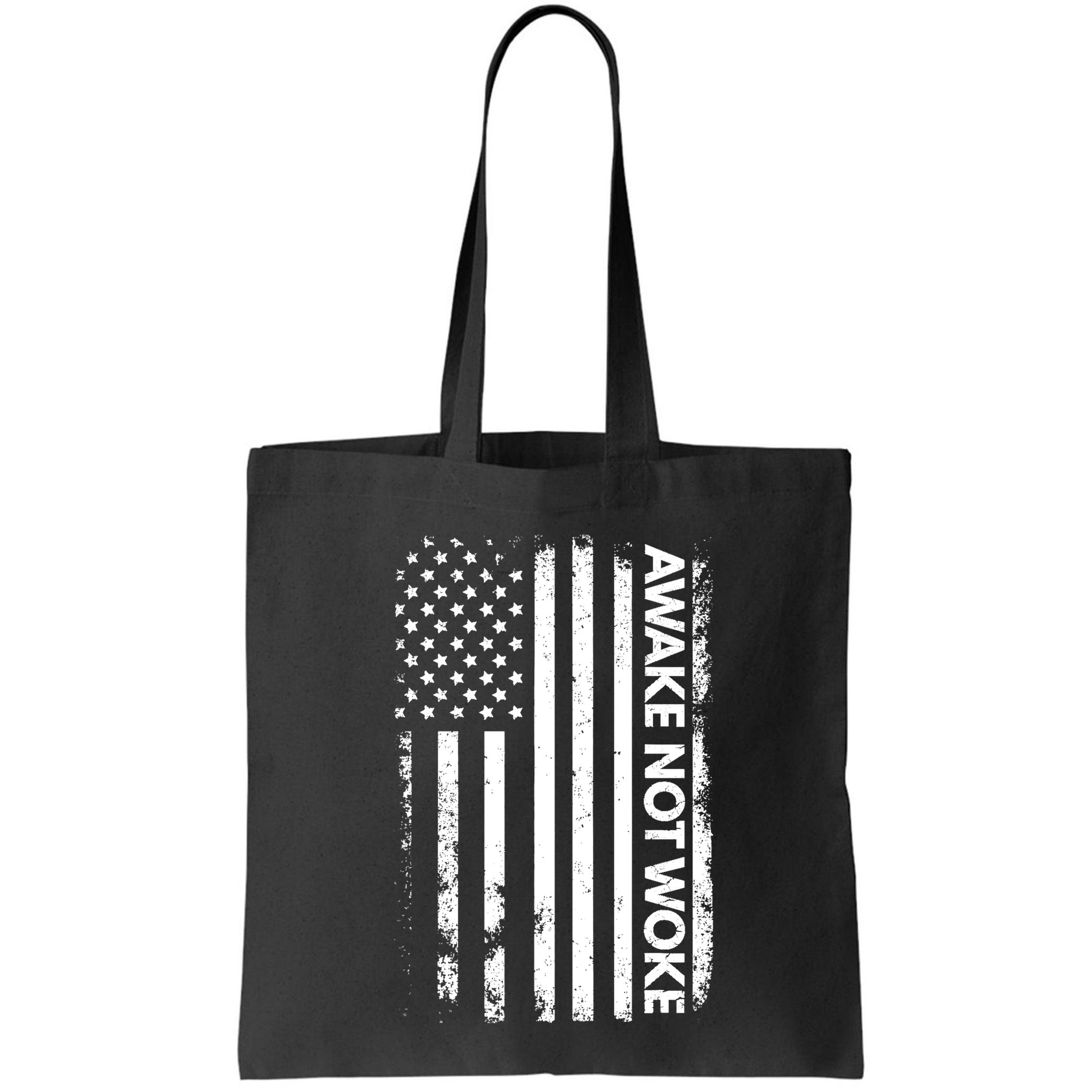 Awake Not Woke American Flag Free Speech Bag