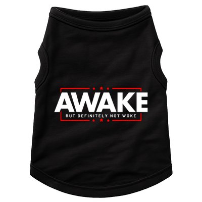 Awake Not Woke Political Censorship Doggie Tank