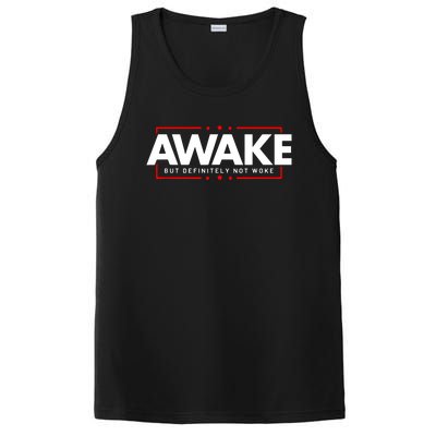 Awake Not Woke Political Censorship PosiCharge Competitor Tank