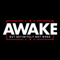 Awake Not Woke Political Censorship Women's Crop Top Tee