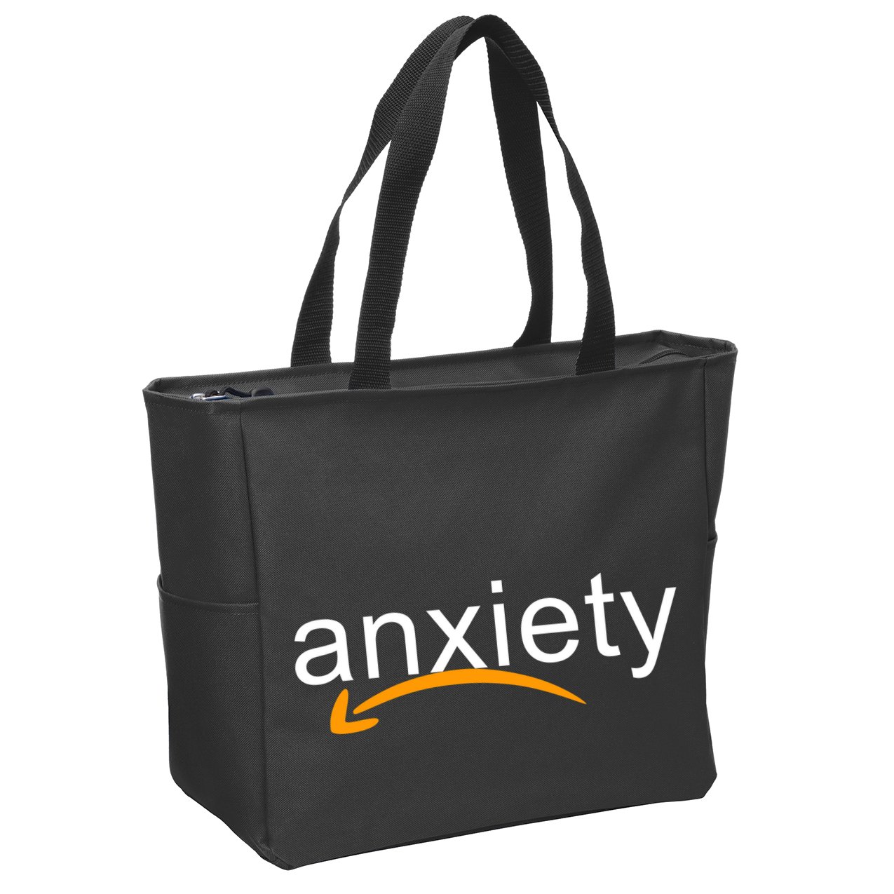 Anxiety Zip Tote Bag
