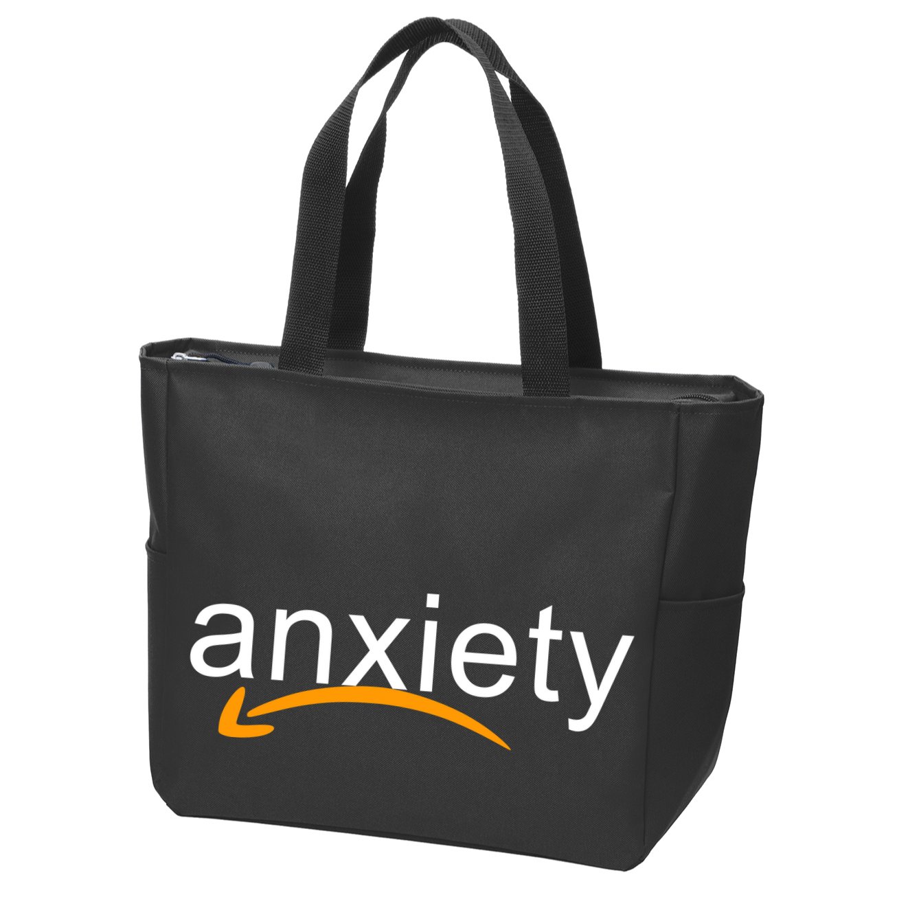 Anxiety Zip Tote Bag