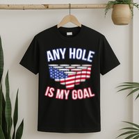 Any Goal Is A Hole USA Beer Bong Party T-Shirt