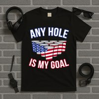 Any Goal Is A Hole USA Beer Bong Party T-Shirt
