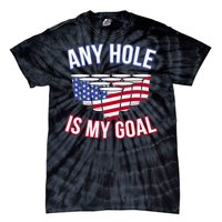 Any Goal Is A Hole USA Beer Bong Party Tie-Dye T-Shirt