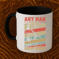 Any Man Can Be A Father Daddy Shark Mug