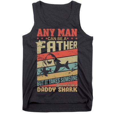 Any Man Can Be A Father Daddy Shark Tank Top