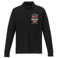 Any Woman Can Be A Mother But Takes A Badass Mom To Be A Dad Performance Long Sleeve Polo