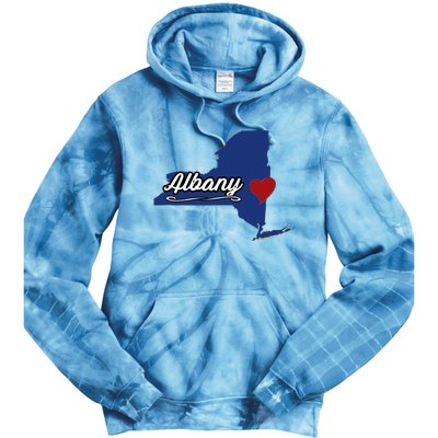 ALBANY New York NY State USA Cute Souvenir City Tie Dye Hoodie