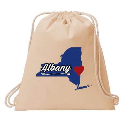 ALBANY New York NY State USA Cute Souvenir City Drawstring Bag