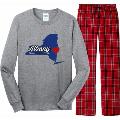 ALBANY New York NY State USA Cute Souvenir City Long Sleeve Pajama Set