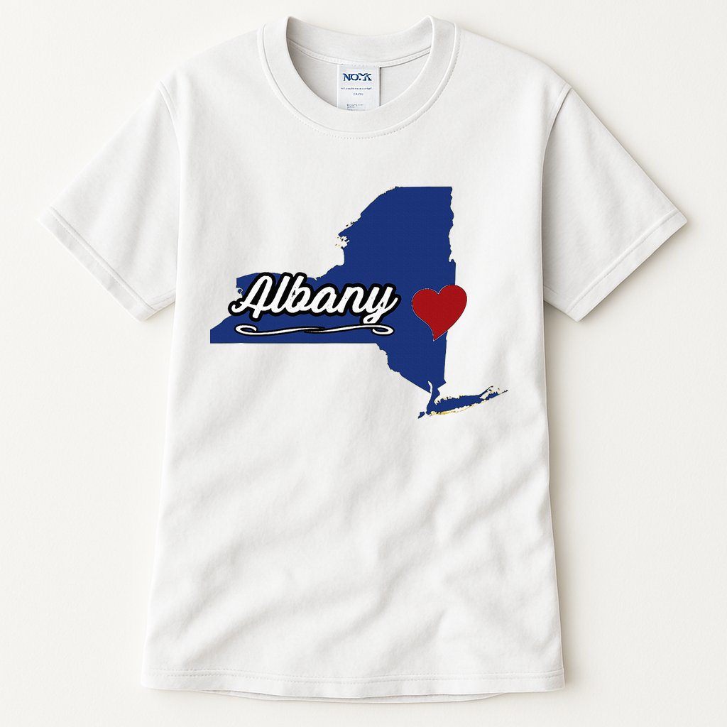 ALBANY New York NY State USA Cute Souvenir City Tall T-Shirt