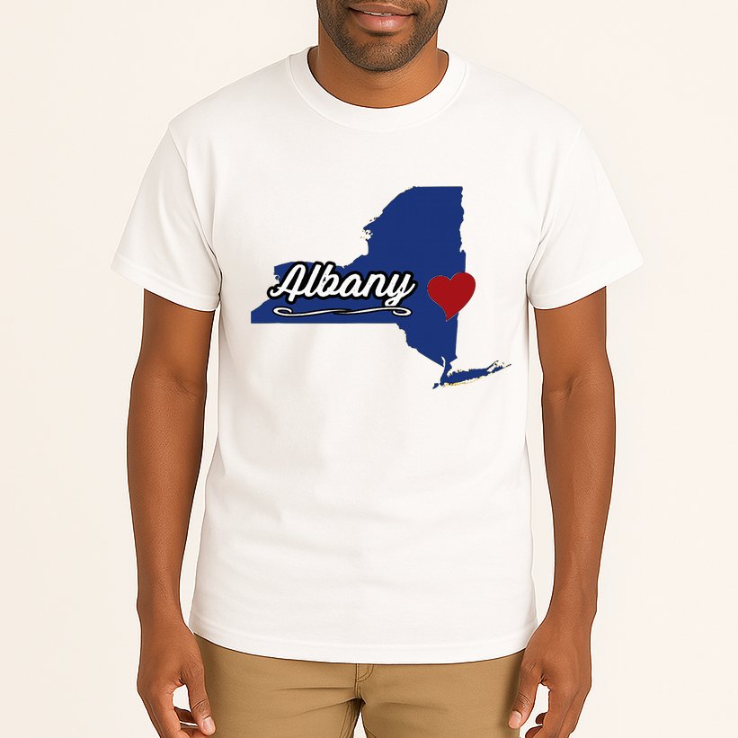 ALBANY New York NY State USA Cute Souvenir City Tall T-Shirt