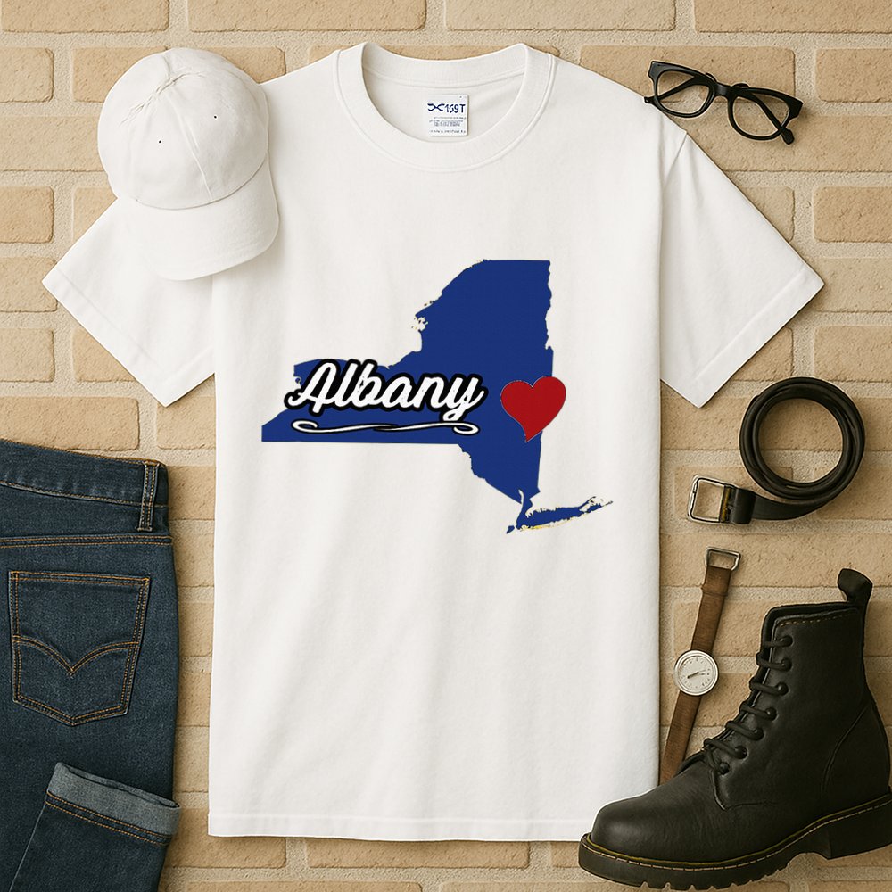 ALBANY New York NY State USA Cute Souvenir City Tall T-Shirt