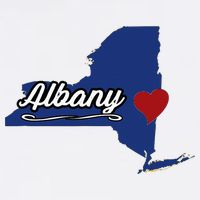 ALBANY New York NY State USA Cute Souvenir City Tall T-Shirt