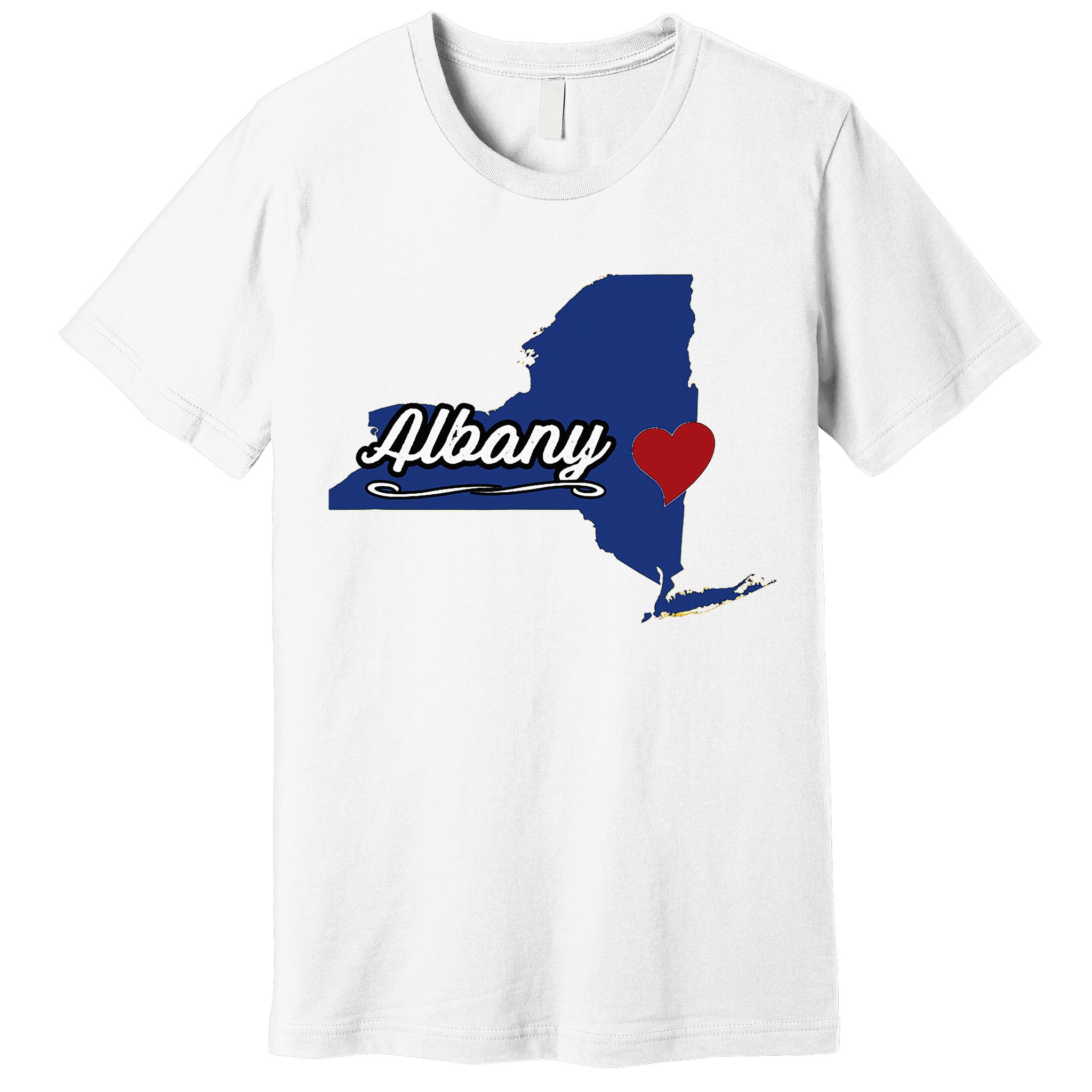 ALBANY New York NY State USA Cute Souvenir City Premium T-Shirt