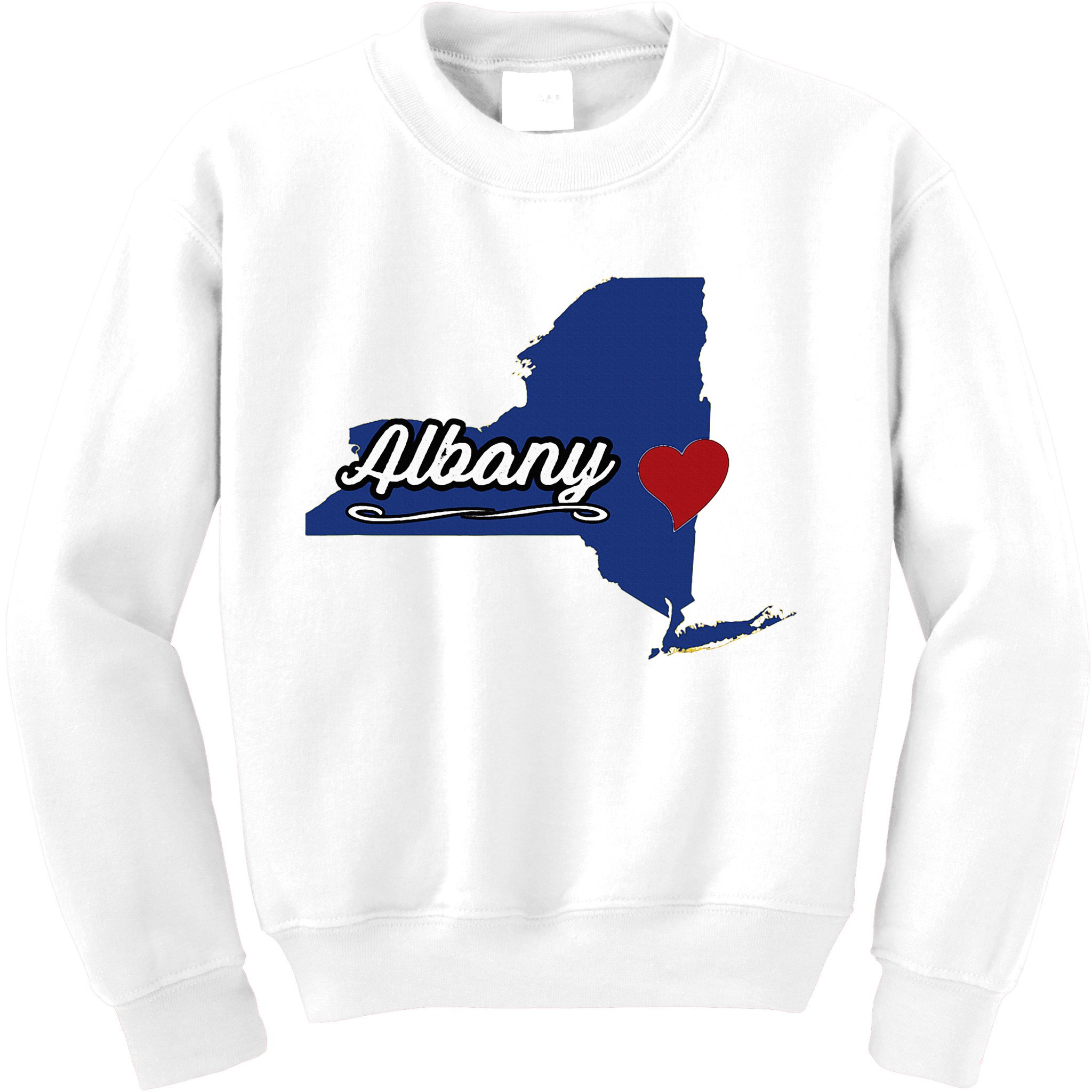 ALBANY New York NY State USA Cute Souvenir City Kids Sweatshirt