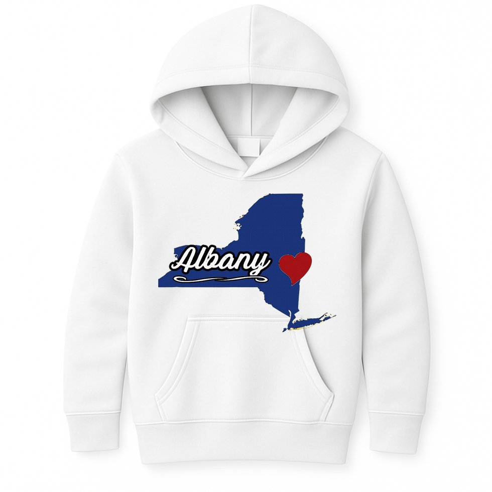 ALBANY New York NY State USA Cute Souvenir City Kids Hoodie