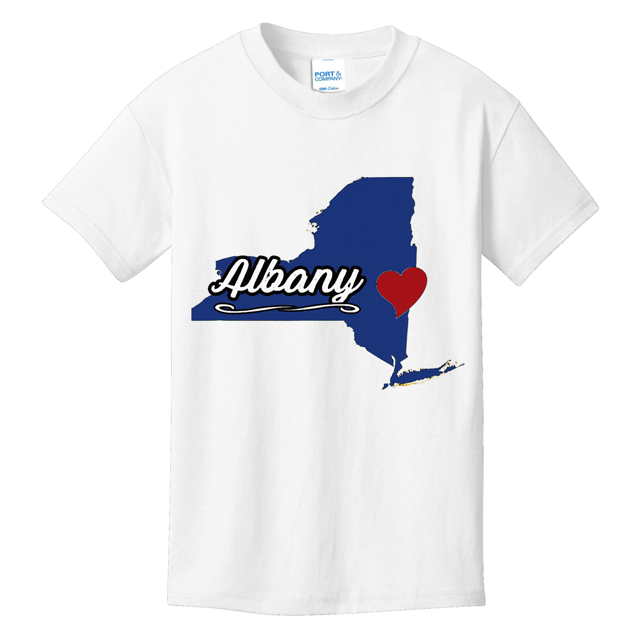 ALBANY New York NY State USA Cute Souvenir City Kids T-Shirt
