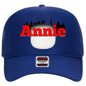 Annie New York Skyline High Crown Mesh Back Trucker Hat