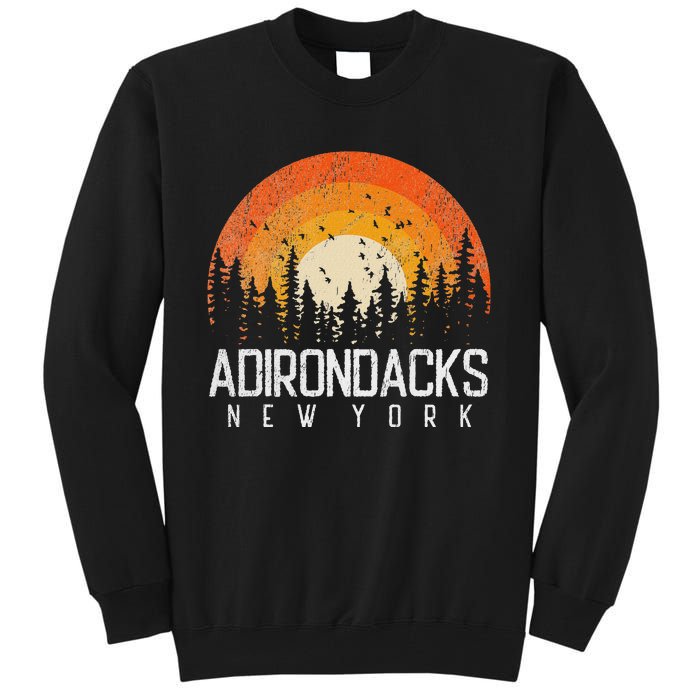 Adirondacks New York Ny Retro Vintage 70s 80s 90s Gift Tall Sweatshirt