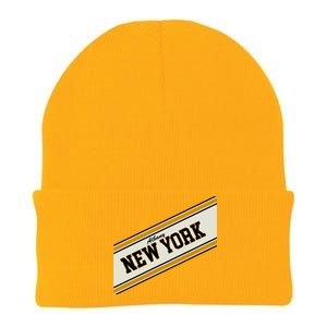 Albany New York Varsity Logo Knit Cap Winter Beanie