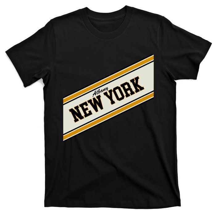 Albany New York Varsity Logo T-Shirt