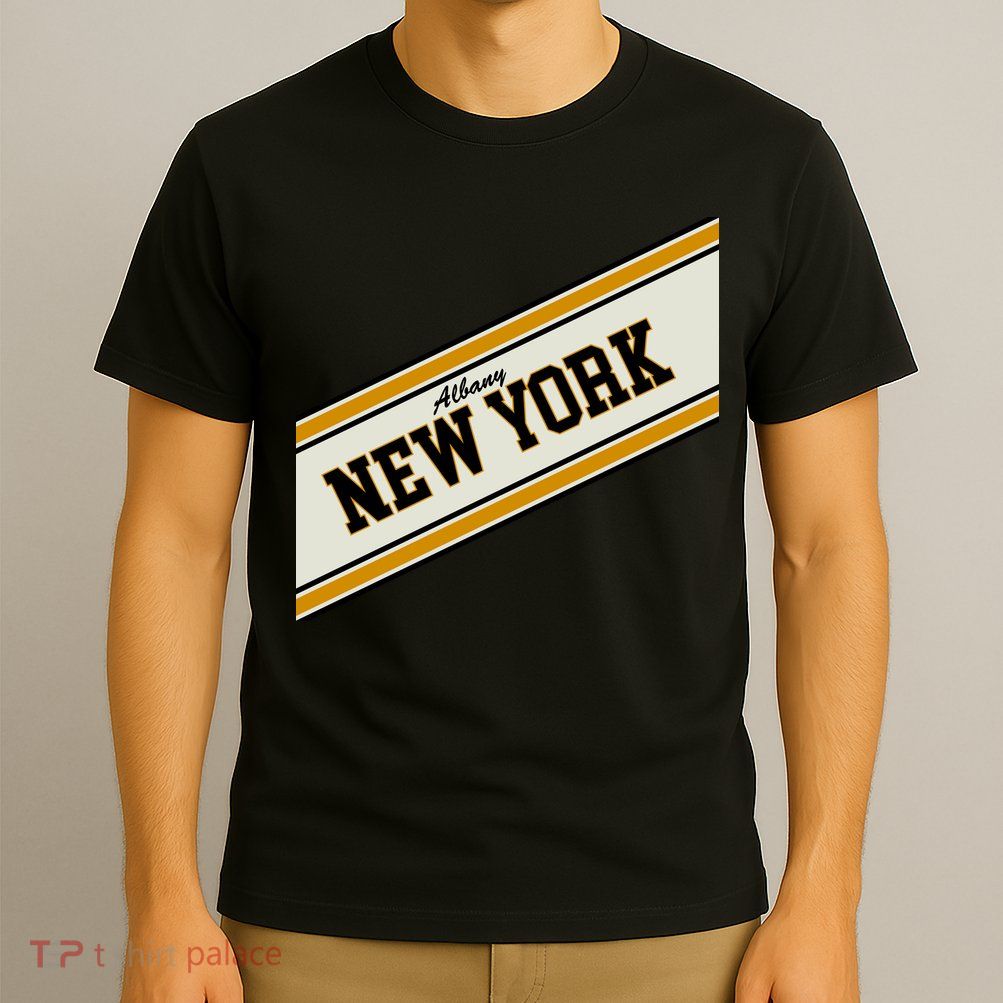 Albany New York Varsity Logo T-Shirt