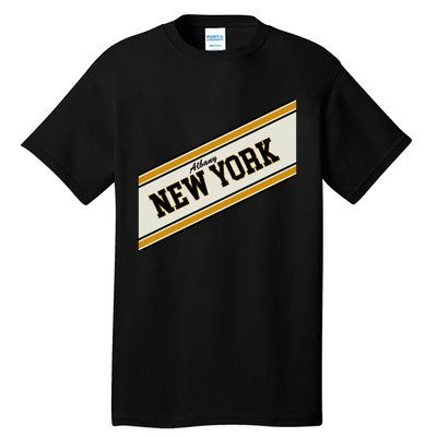 Albany New York Varsity Logo Tall T-Shirt